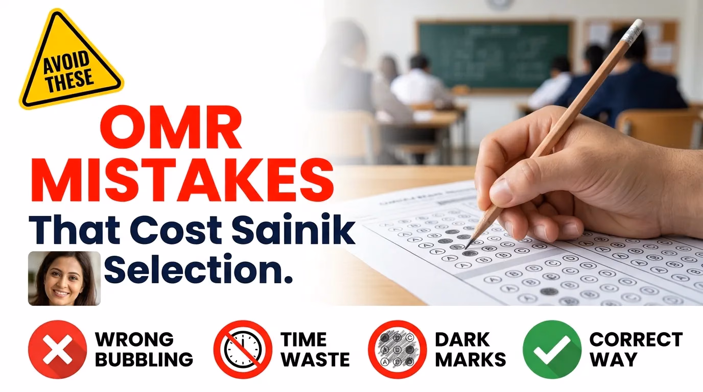 AISSEE OMR Sheet Mistakes That Cost Selection