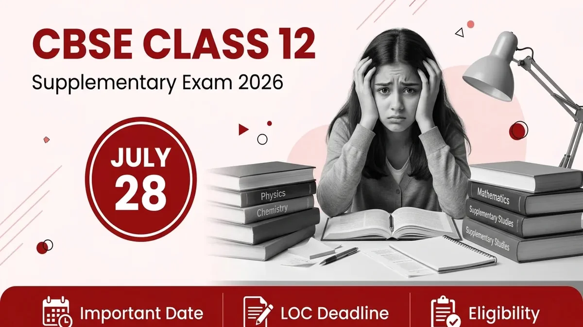 CBSE Class 12 Supplementary Exam 2026: Dates, Syllabus & Pass Strategy