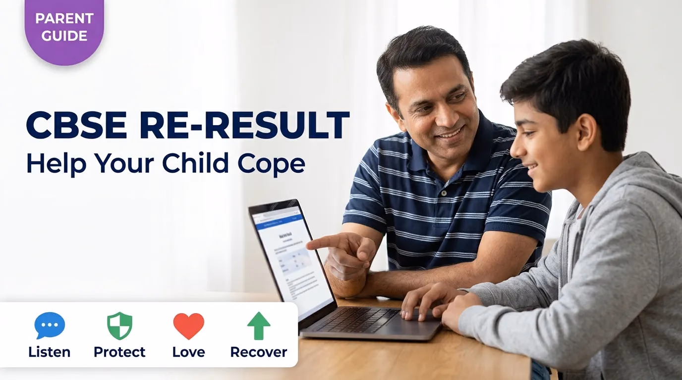 CBSE Re-Result Anxiety: How to Help Your Child Cope