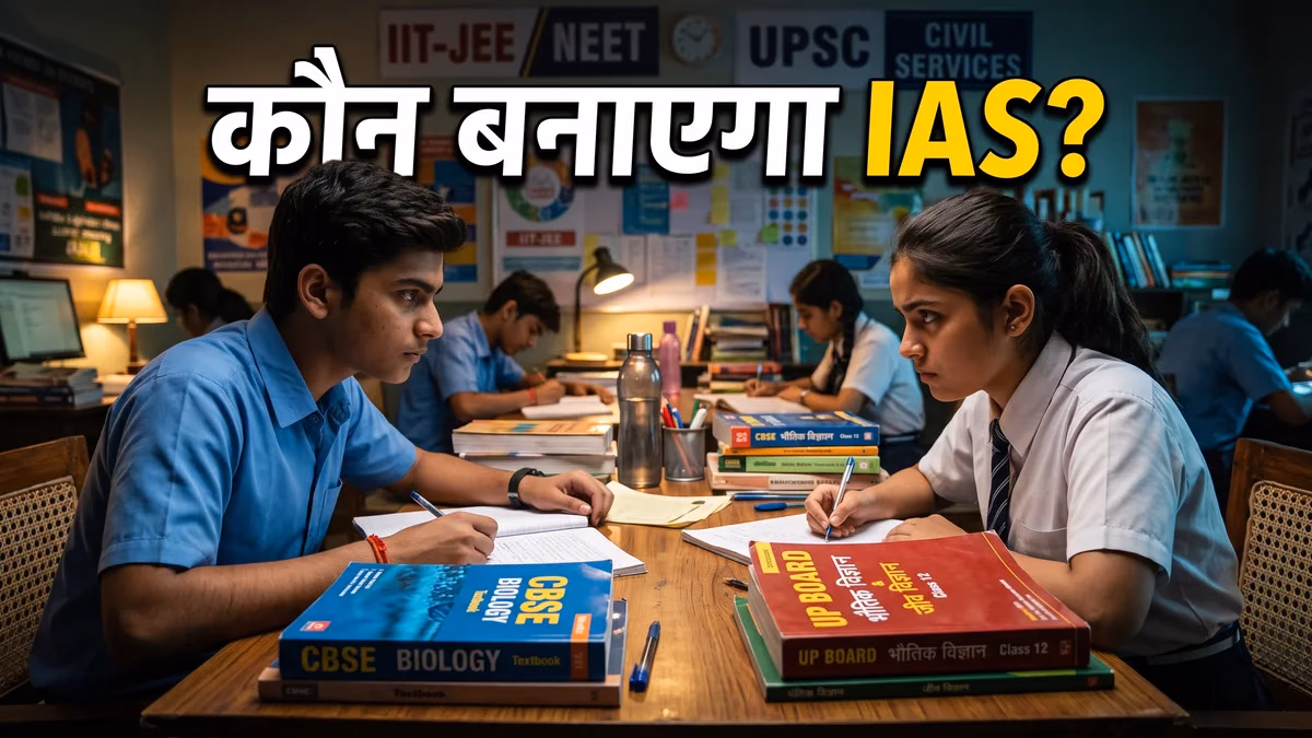 CBSE बनाम UP बोर्ड 2027 — कौन सा बेहतर प्रतियोगी परीक्षाओं के लिए?