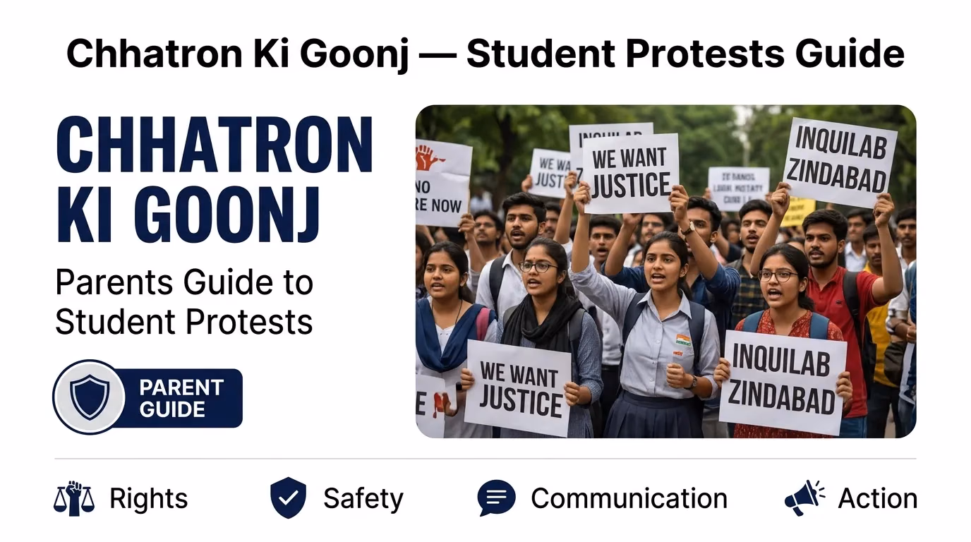 Is Your Child Joining the 'Chhatron Ki Goonj' Protests? Read This Before They Do
