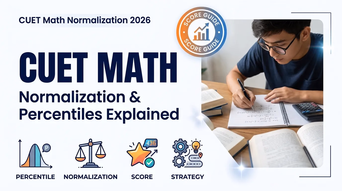 CUET Math Normalization 2026: Deep Dive into Percentiles