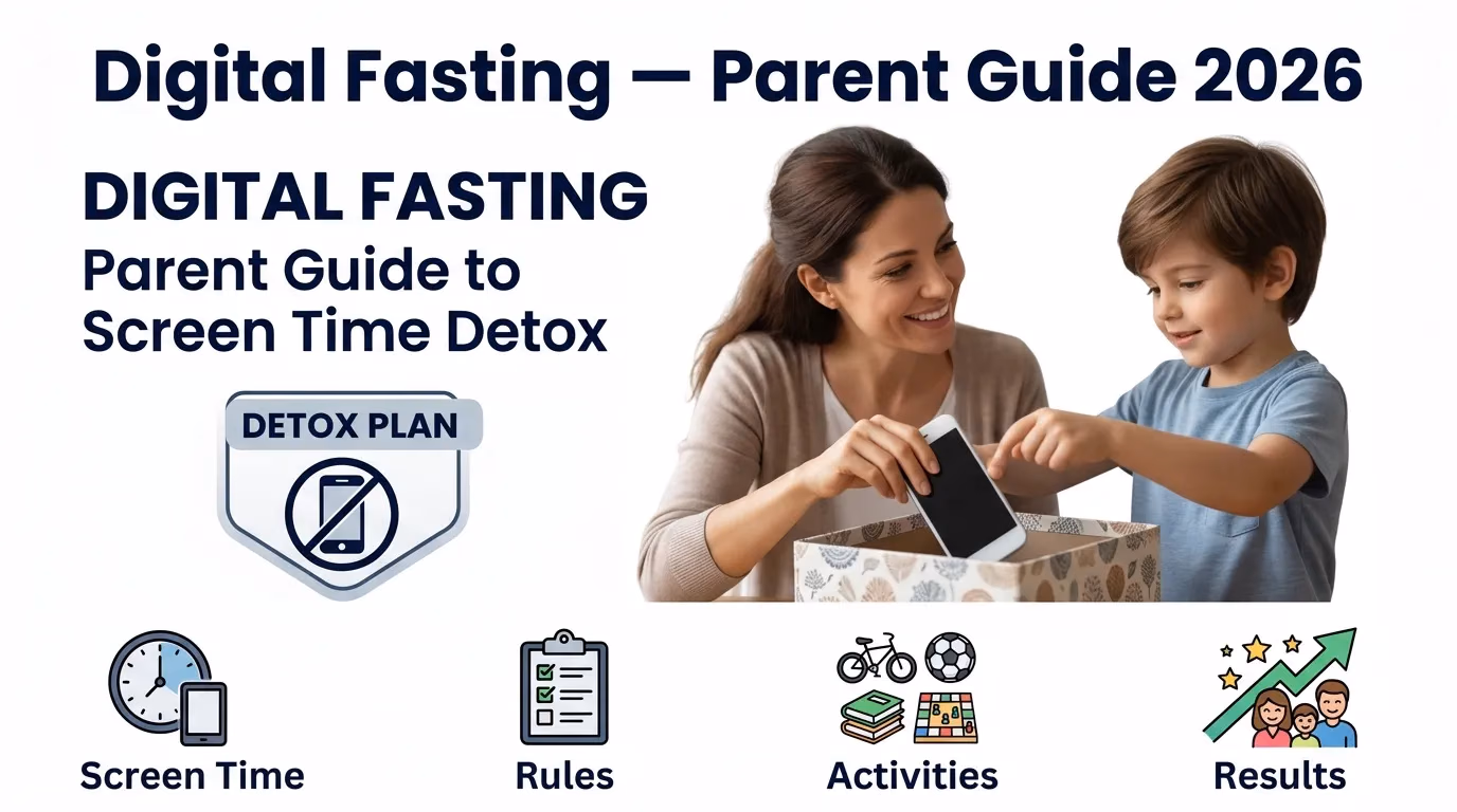 Screen Time vs Study Time: The 2026 Parent's Guide to "Digital Fasting"