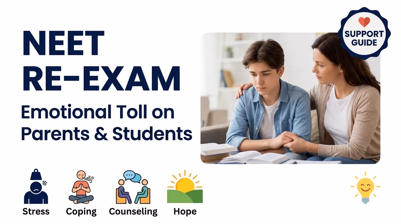 The Emotional Toll of the NEET 2026 Re-Exam: A Guide for Parents