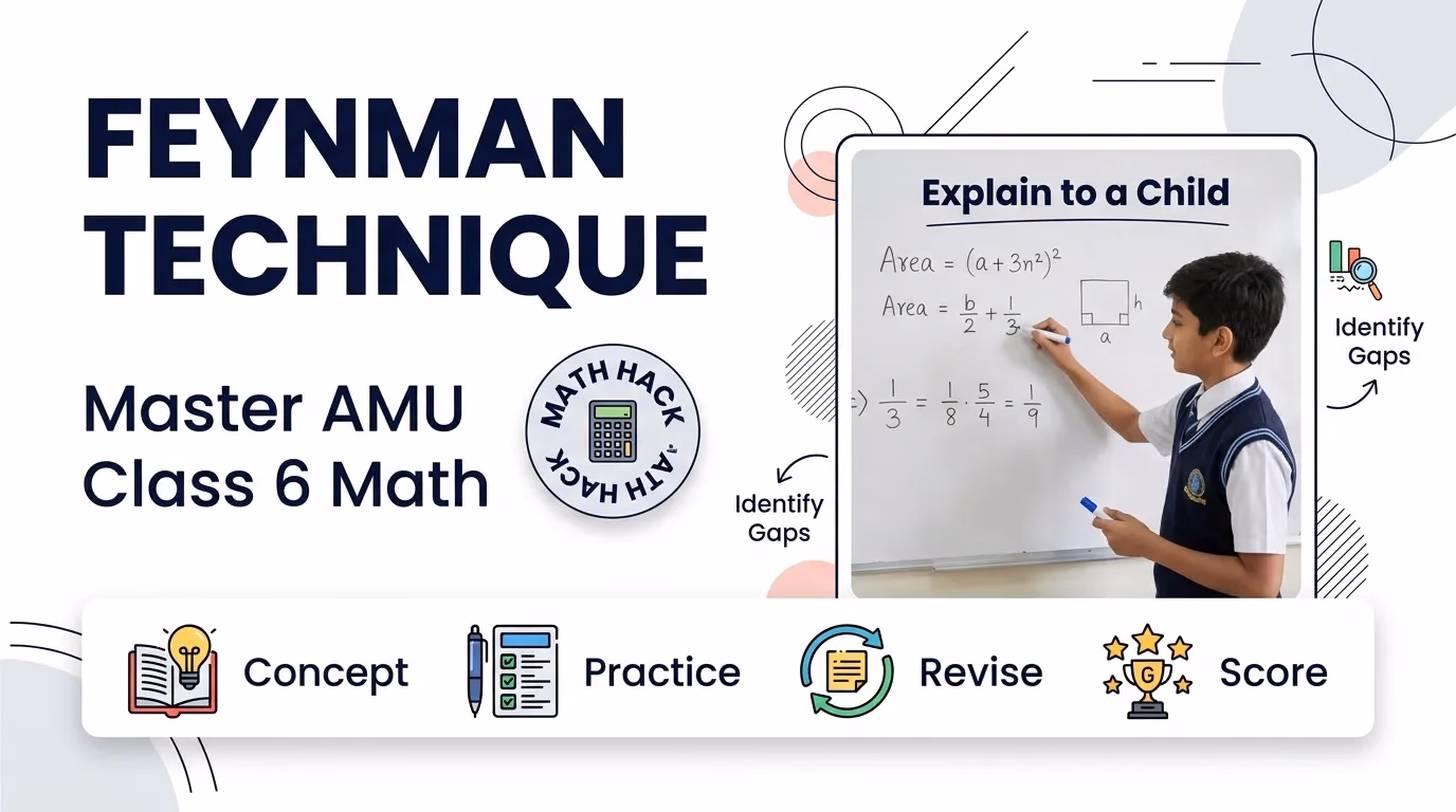 How to Master Mathematics for AMU Class 6 Using the "Feynman Technique"