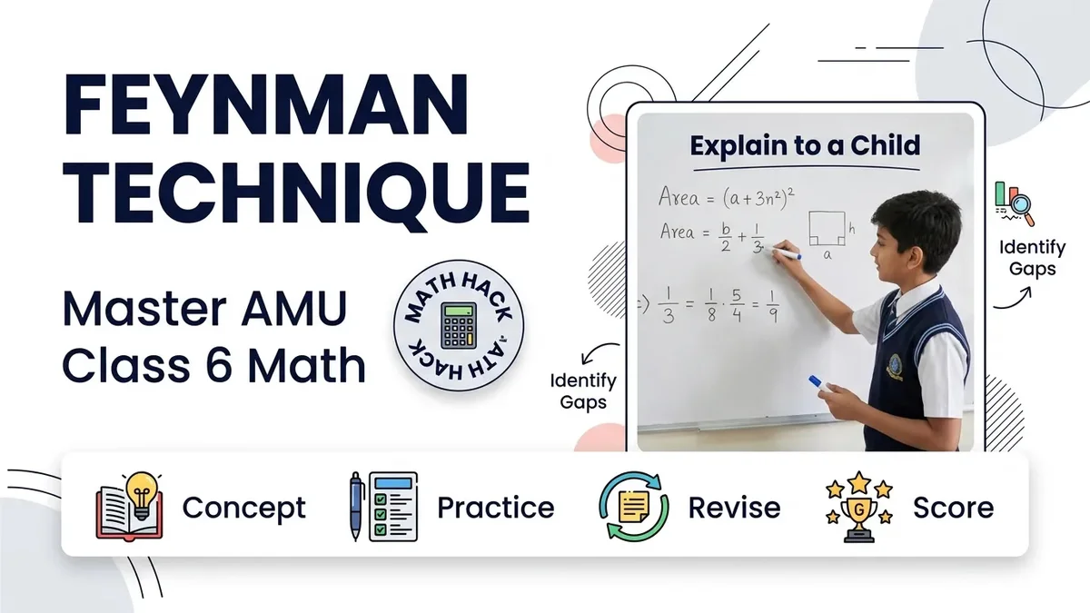 Master AMU Class 6 Math Using the Feynman Technique (Step-by-Step)