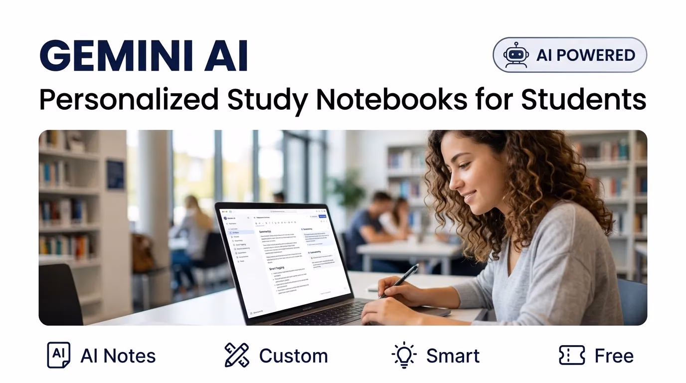 How to Turn Your Messy Notes into an AI Study Guide Using Gemini Notebooks