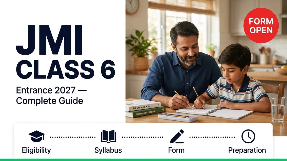 JMI Class 6 Entrance 2027: Complete Guide for Parents (Dates, Syllabus & Tips)