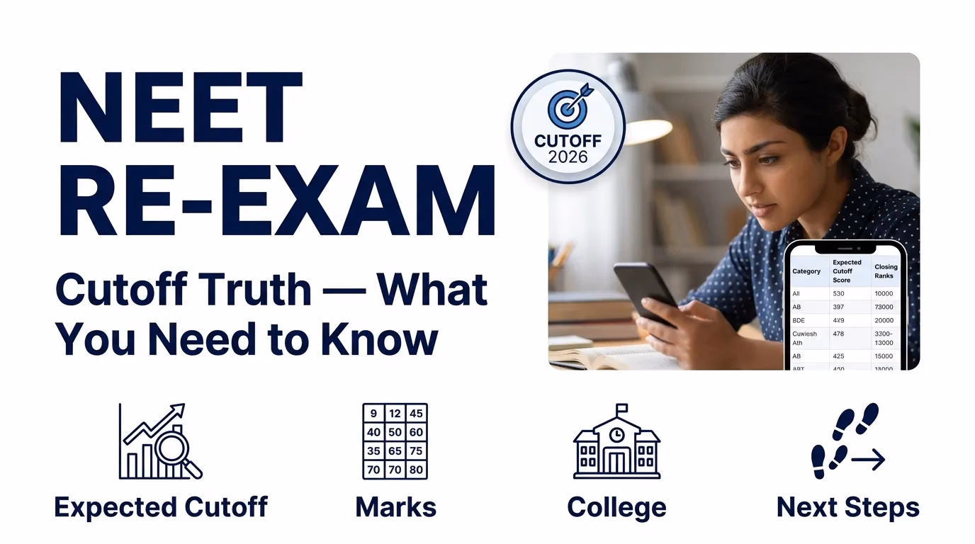 NEET 2026 Re-Exam Truth: Why 60% of Medical Aspirants Are Mathematically Out (And How to Survive)