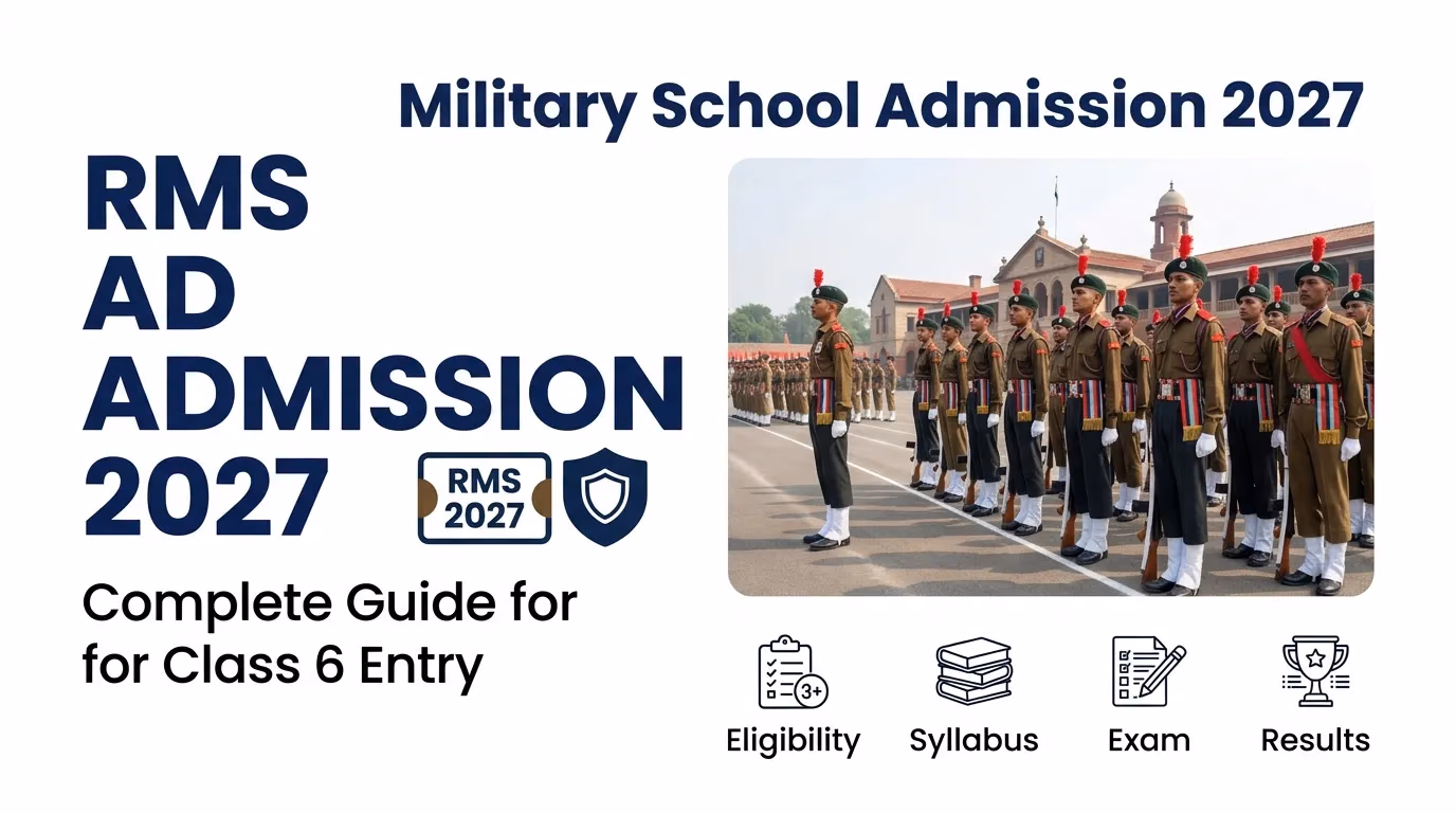 Rashtriya Military School Admission 2027 Class 6 Guide