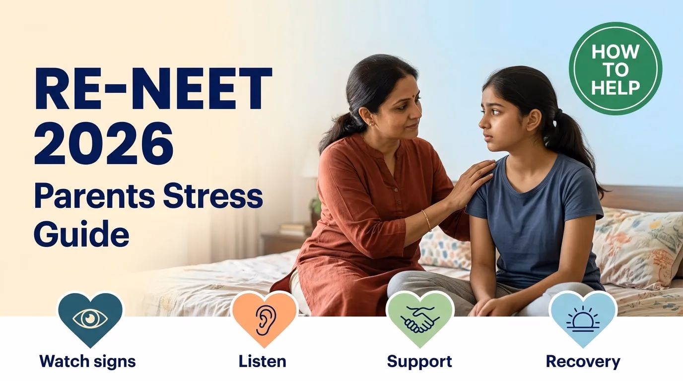 Re-NEET 2026: A Parents Guide to Managing Your Childs Stress