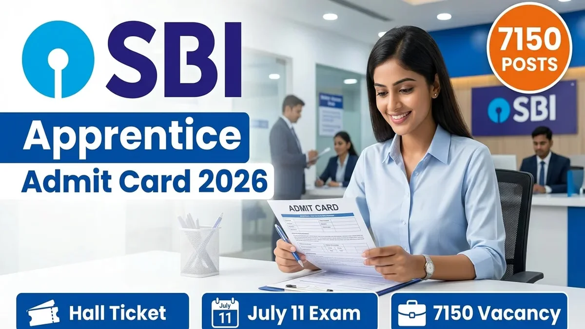 SBI Apprentice Admit Card 2026: Direct Download Link & Exam Instructions