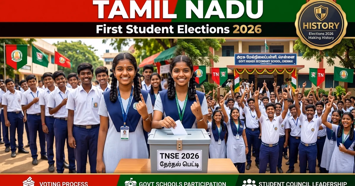 Tamil Nadu Government Schools Hold First-Ever Student Elections