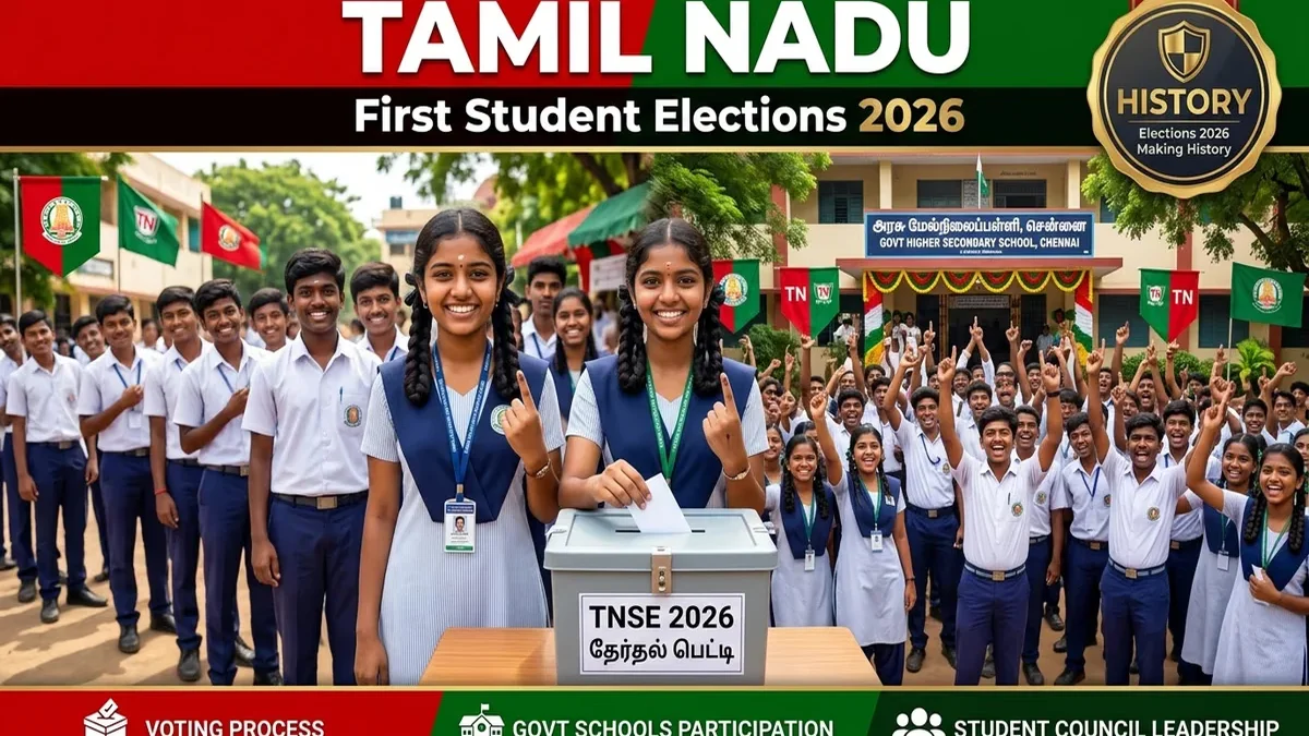 Tamil Nadu Government Schools Hold First-Ever Student Elections: A Historic Move